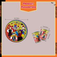 Roblox 20-Piece Cartoon Party Tableware Set - Disposable Paper Plates And Cups, Suitable For 10 Guests, Birthday, Wedding, Christmas, Halloween, Thanksgiving, Picnic, Camping, Family Gathering, Theme Party, Room Decor, Home Decor, Party Favors - Roblo Paper Plates (3) + Paper Cups (2) - View 6
