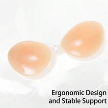 2pcs Thin Invisible Bra Set, Universal Size Adhesive Breast Pads Fit All Cup Sizes, Summer Sticky Lifting Anti-Sagging Bra, Invisible Gather Nipple Cover For Strapless Clothes, Daily Summer Travel And Party Wear - A - View 15