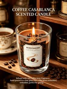 1/2pcs Home Coffee Scented Smokeless Fragrance Candles, Durable Indoor Room Diffuser Decorative Lamp, Fashionable Aromatherapy Gift For Friends And Family - Scented Candles - View 3