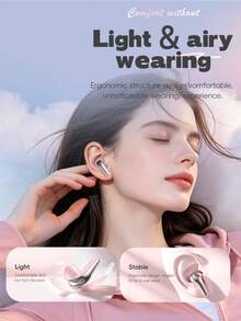 Acer OHR554 Wireless Bluetooth Earbuds, Semi-In-Ear Design, ENC Noise Cancellation For Calls, Panoramic Stereo Sound, Digital Display, 300mAh Charging Case, Ultra-Long Battery Life, Compatible With IOS/Android Phones - View 4