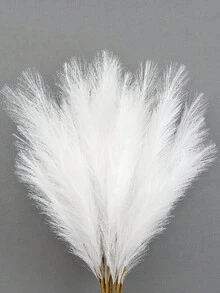 5/15pcs Artificial Reed Grass, Fluffy Faux Flowers, Beige, Brown, Artificial Reeds, Faux Reed Grass, Suitable For Home Farmhouse Decor, Bohemian Style Decor, Faux Flower Artificial Reed Decor, Vase Filler, Room Decor, Wedding Centerpiece Decor - B - View 20