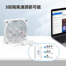 aceyoon 小型ファン 4cm 静音 USB冷却ファン 薄型 金属メッシュカバー 3段階風量調節 USB扇風機 強力風量 省エネ 小型送風機 PC NAS ルーター ゲーム機に最適 ホワイト USB Cooling Fan - チェックする 3