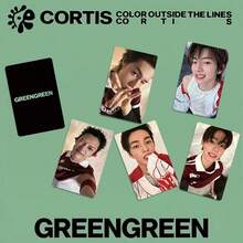 GREEN GREEN>W Vs M K Card Lucky Card 3.0 Special Edition Card Random Card Postcard Celebrity Merchandise LO MO Small Card LO MO Collection Small Card Suitable For Decorating Planner-Room Photo Wall-Perfect Holiday Gift This Is A Gift That Is Hard To Resist - Multicolor - View 5