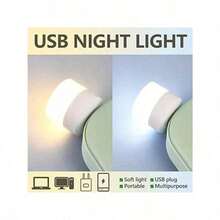 10pcs Mini USB Warm White Eye-Protection Reading Light, USB Plug-In Computer Power Bank Charging LED Night Light, Christmas Halloween Gift, Portable USB Night Light For Students, Laptop, Power Bank, Car - 10pcs - View 7