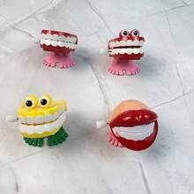 7pcs Wobbly Walking Teeth With Eyes - Moving Teeth Model, Wobbly Mechanical, Novelty Gift, Suitable For Adults, Birthday/Halloween/Christmas Gift, Fun Design (Random Style) - Multicolor - View 5
