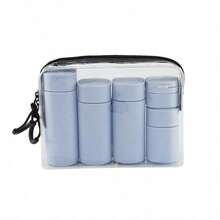 5pcs Set - Minimalist Fashion Travel Dispenser Bottles, Cosmetic Sample Bottles Travel Set, Refillable Squeeze Bottles, Suitable For Cosmetics, Shampoo, Cream, Conditioner And Body Lotion - Multicolor - View 16