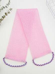 1pc African Loofah Sponge, African Exfoliating Bath Back Scrubber, Shower Loofah Body Scrub Brush With Strap, African Exfoliating Loofah With Rope Handle, Unisex Long Bathing Sponge, Makes Skin Smoother And Cleaner, Multi-Functional Exfoliating Face Towel, Elastic Back Scrubber, Suitable For Shower, Skin Cleansing And Massage - Multicolor - View 11
