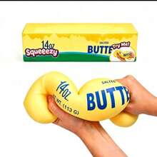 Juguete antiestrés de apretar tipo barra de leche suave con rebote rápido, juguete antiestrés para oficina y escuela - Multicolor - Ver 2