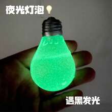 1pc Light Bulb Shaped Funny Prank Gift, Suitable For Children, Teenagers And Adults - Color Changing Marshmallow Texture Glowing Squeeze Toy - Slow Rebound - Deformable - Stress Relief Toy - Squishy - Stress Relief - Birthday Gift - Holiday Gift - Gift - Present - Multicolor - View 4