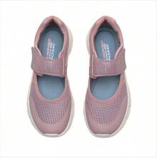 Skechers Women's B-FLEX Series Mary Jane  Breathable Walking Shoes Breathable Mesh Commuter Sports Casual Shoes - Baby Pink - View 8