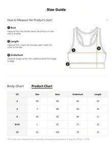 Women's Black Removable Padded Strap Knit Sports Bra Fall - Black - View 6