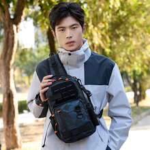 Waterproof Outdoor Travel Crossbody Bag For Women, For Summer Travel Beach And Daily Use - Grey - View 3