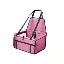 Small To Medium Dog High-Quality Waterproof Pet Car Seat, Portable Foldable Cat/Dog Carrier, Adjustable Straps And Secure Storage Compartment For Precise Fit On Front Seat, Stable And Non-Shaking, Suitable For Cats And Dogs Car Accessories - Multicolor - View 9