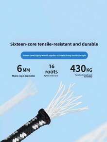 6m 4mm Reflective Tent Guy Rope, Heavy Duty Polyester Windproof Rope With Aluminum Alloy Double Eye Adjustment Buckle, Multi-Color Outdoor Canopy Awning Fixing Rope, Camping Waterproof Tarp Hanging And Binding Use - Multicolor - View 6