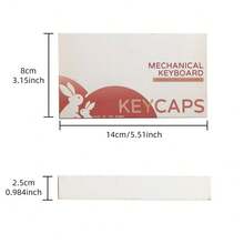Bokawz Colorful Coral Sea OEM High-Level Space Return ESC Supplementary Keycap PBT Material, Compatible With Sublimation Process, Fits A 6.25U Space - View 10