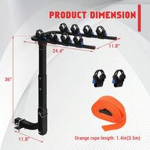 Kselythan Bike Racks & Holders - Black - View 3