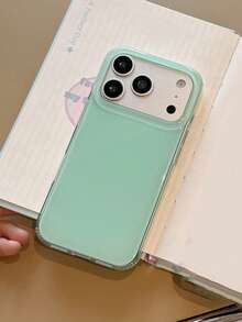 奢華糖果色混搭硬殼、磨砂彩色軟殼、超薄 PC 保護殼，適用於 iPhone 11 12 13 14 15 16 17 Air 17 17 Pro 17 Pro Max - 綠色 - 查看 2