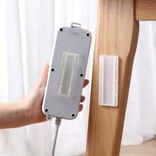10/6/1pc Power Strip Wall Mount Hook, Hanging Socket Storage Rack, Space-Saving Storage Rack, Suitable For Kitchen, Bedroom, Bathroom, Office, Desk, Entryway, Ideal Home Storage Solution - A - View 3
