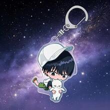 12pcs/Anime Keychain Acrylic Material Pendant, Double-Sided Layered High-Definition Pattern, Suitable For Unisex Bag Charm, Personal Hobby Small Gift, Commemorative Collection Keychain, Fan Essential - Multicolor - View 5