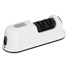 Fully Automatic Electric Knife Sharpener, Portable Multi-Function Small Knife Grinder, Handheld Kitchen Knife Sharpening Tool, USB Rechargeable 1200mAh Built-In Battery, Fully Automatic Electric Knife Sharpener, Multi-Function Small Knife Grinder For Home Kitchen Daily Use, Kitchen Small Appliance - Multicolor - View 14