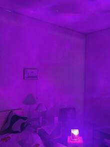 1pc Water Ripple Aurora Projection Light, Touch & Remote Control, 16 Colors, Creates Romantic And Cozy Atmosphere, RGB Ambient Night Light, Suitable For Office, Game Room, Bedroom, Ceiling Or Party Setup For Adults - Multicolor - View 4
