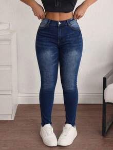 Women Jeans - Medium Wash - View 2