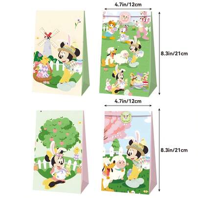 100pcs With 100pcs Stickers Cartoon Anime Character Theme Party Storage Bags, Candy Bags Disposable Gift Bags, Room Decoration And Party Decoration, Also Ideal Decoration For Halloween, Christmas And Party, Also Great Surprise Gift For Fans, Boyfriend/Girlfriend, Birthday, Graduation Gift, Suitable For Men And Women, Also Great Surprise Gift For Fans.