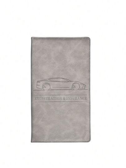 Car Registration And Insurance Card Holder, Vehicle License Document Glove Box Compartment Organizer, Interior Car Accessories