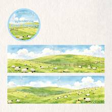 1pc/6pcs Qingye Manxing Series Washi Tape, High Aesthetic Value Scrapbooking Decorative Tape For Scene Creation And Collage - Multicolor - View 17