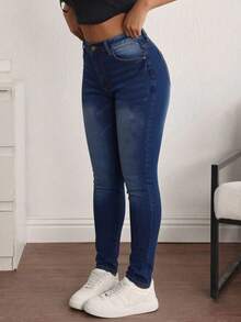 Women Jeans - Medium Wash - View 4