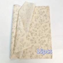 Floral Pattern Semi-Transparent Tissue Paper - Wax Coated, 20x14 Inches, Suitable For Christmas Decoration, Wedding, Valentine's Day, Birthday Gifts, Bouquet Wrapping, Party Gifts, Gift Wrapping Supplies | Decorative Tissue Paper | Wax Coated Paper, Gift Wrapping Supplies, Tissue Paper, Tissue Paper/Halloween Wrapping Paper, Gift Wrapping Paper, Christmas Tissue Paper/Christmas Wrapping Paper - Multicolor - View 16