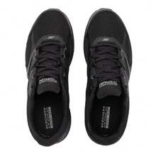 Skechers Women's GO RUN Series Breathable Mesh Cushioned Running Shoes - Black - View 2