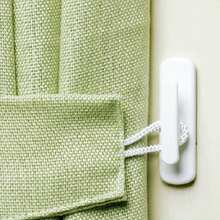 3pcs Multi-Function Self-Adhesive Hook Clips, Curtain Fixing + Cable Management 2-In-1, No Drilling Adhesive Installation Super Simple, Fix Curtains, Shower Curtains, Door Curtains, Sheer Curtains, Organize Charging Cables, Data Cables, Power Cords, Universal For Tile, Glass, Wood Wall, Mirror, Suitable For Bedroom, Kitchen, Office, Dorm, Multi-Purpose Great Value Item - View 7