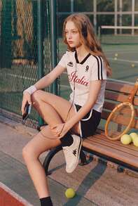 Kappa Women's American Retro Skate Shoes, Versatile Low-Top Casual White Sneakers For Daily Commute - Winter White - View 2