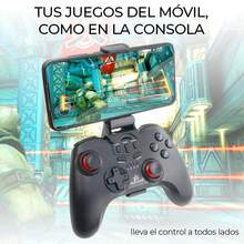 (Envío gratis) Control Celular Gamepad Videojuego Bluetooth Android Con Soporte - Negro - Ver 4