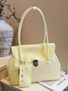 2026 New Summer Refreshing Underarm Large Bag For Women, Fashion PVC Jelly Tote Bag, Minimalist Commuter Shoulder Bag - Multicolor - View 3