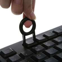 Alat Pelepas Tutup Tombol 2 in 1 Portabel, Pencabut dan Pengatur Sakelar, Alat Perbaikan dan Pelepas Sakelar Universal untuk Keyboard Mekanik dengan Penghapus Debu, Alat Pembersih Universal - View 9
