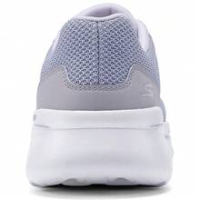 Skechers Women's ARCHFIT Arch Support Lace-Up Walking Shoes Breathable Mesh Thick Sole Cushioned Casual Shoes - Mauve Purple - View 5