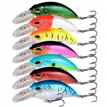 Set Umpan Kecil Menyelam Dalam 7 Buah, Umpan Keras Realistis untuk Memancing di Air Tawar dan Air Asin, Cocok untuk Ikan Amur Bass dan Ikan Perch - MultiWarna - View 11