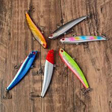 6pcs Heavy Weight Sinking VIB Lure Set, Laser Reflective Vibrating Hard Bait, Long Cast Saltwater Freshwater Bass Fishing Lure Combo - Multicolor - View 4