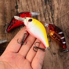 5pcs Long Lip Rock Road Lure Set, Floating Crankbait Deep Diving Hard Bait, Bass & Perch Deep Water Lure Combo - Multicolor - View 6