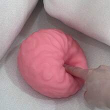 Tachimi 1 Peça Novo Brinquedo de Apertar Gigante Extra Grande em Forma de Cérebro para Alívio do Estresse - Bola de Gelatina de Cérebro com Rebote Lento para Apertar para Liberação Emocional e Modelagem - Presente de Aniversário - Presente Ideal - Presente - Presente - Brinquedo de Apertar - Essencial para Alívio do Estresse - Multicolorido - Visão 8
