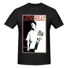 LATINO HEAT Music T-Shirt Men Cotton Tops Funny Round Neck Short Sleeve 42842 - 款式 - 查看 1