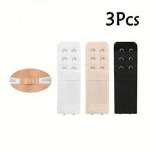 2/3/6/9/15pcs Bra Extender, 2 Hooks 3 Rows, Extra Long, Lingerie Accessory, Elastic Adjustable, Bra Back Strap Extender - Multicolor - View 13