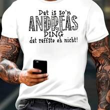 Andrés Men's Summer Short Sleeve T-Shirt - 款式 - 查看 1
