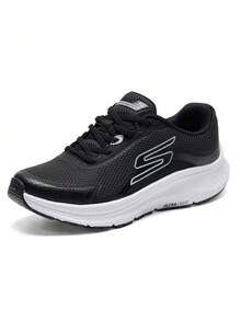 Skechers Sepatu Lari Wanita ULTRA LIGHT Ringan dengan Bantalan untuk Pemula - Hitam dan Putih - View 1