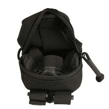 Bolsa desechable para guantes, bolsa de nailon para cinturón de servicio, bolsa para guantes EMT, bolsa de accesorios Molle, bolsaáctica de caza, accesorios. SXOO - Negro - Ver 6