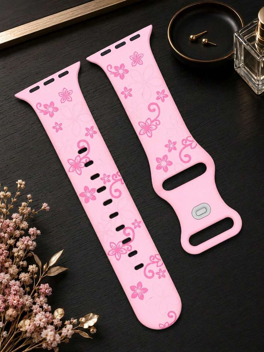 Smart Watch Strap - Pink - View 1