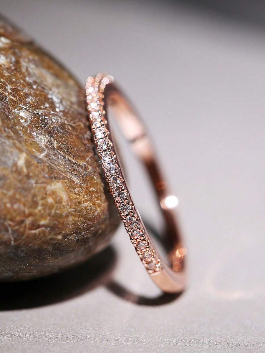 Women Ring Enhancers - Rose Gold 2 - View 1