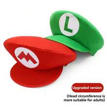 asmodee Super Mario Hat Mario Odyssey Mario Hat Halloween Cosplay Role Play Prop, Party Hobby Collectible - Multi-color - View 8